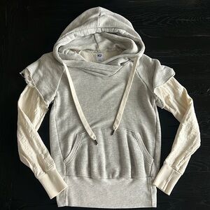 NSF distressed aged Lisse hoodie pullover small